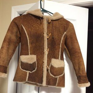 GENUINE SHEEPSKIN LEATHER GIRLS JACKET